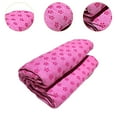 thumbnail image 6 of yotijay Towel Mat Towel Exercise Comfortable Practice Accessory Microfiber for Rose Red, 6 of 8