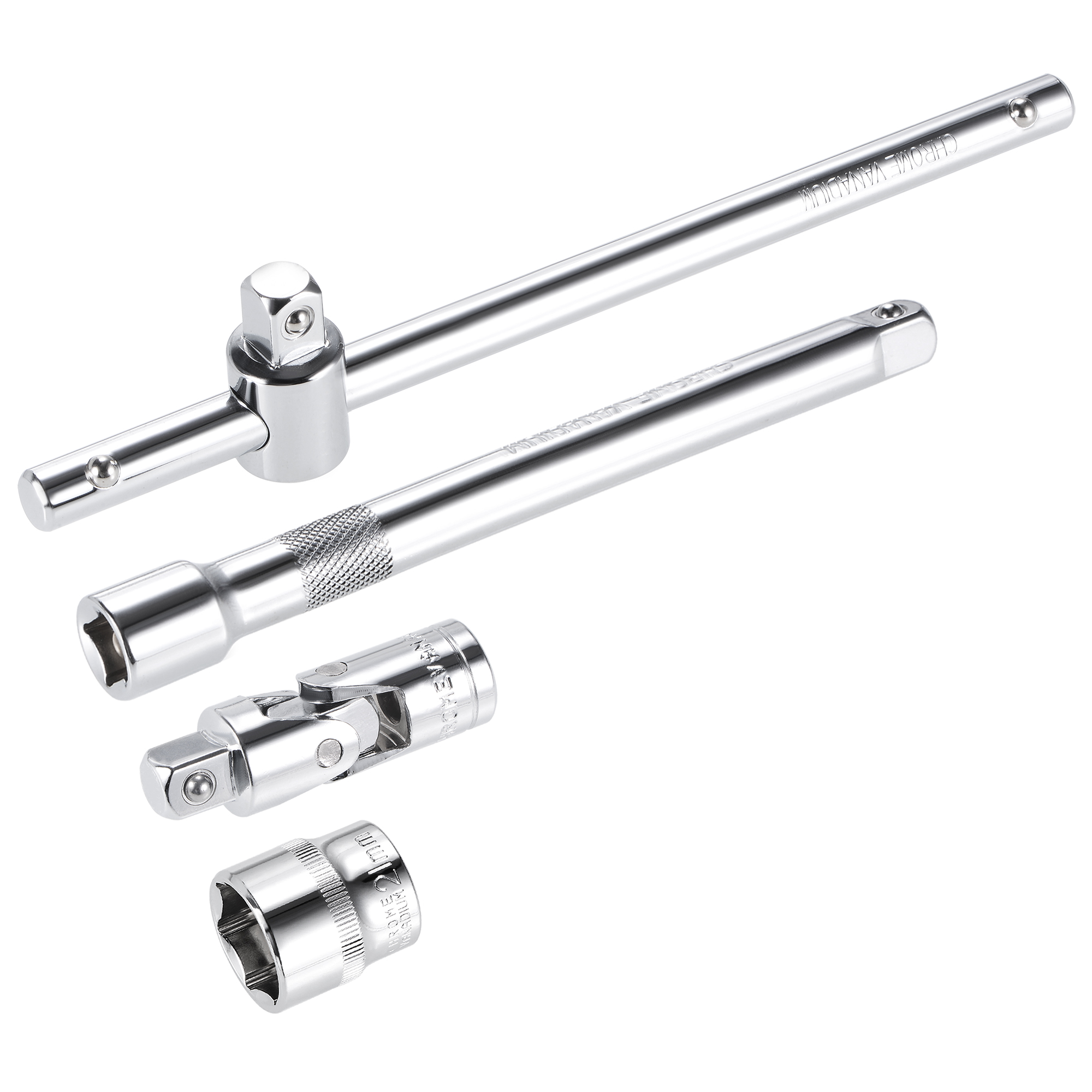 Uxcell 3/8" Drive Socket Accessory Set 21mm Shallow Socket 7.5" Sliding