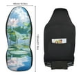 thumbnail image 2 of ALAZA Lotus Leaves Blue Sky Car Seat Covers 2 PCs Universal Auto Front Seats Interior Protector, 2 of 7
