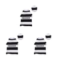 thumbnail image 3 of Advancent Disfraz de prisionero para mascotas con sombrero Patrón de rayas de Halloween Uniforme Perro resistente al desgaste Ropa de manga corta a rayas Type1 NO1 Advancent CBP544396, 3 of 6