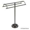 thumbnail image 5 of Freestanding Double Arm Towel Valet - Antique Brass, 5 of 5