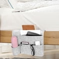 thumbnail image 6 of Bedside Hanging Storage Caddy, Multi Pocket Bedside Organizer for Bunk Bed, Sofa, Remote Control, Small Items, 6 of 9