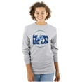 thumbnail image 3 of PA Keystone Map Shape Cool Smurfs Long Sleeve TShirt Men Women Brisco Brands S, 3 of 6