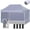 Grey, variant on Euromax Premium 10x10 Ft Ez Pop up Canopy Tent with Removable Sidewalls Bonus Wheeled Bag (Purple)