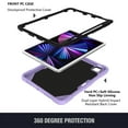 thumbnail image 2 of TECH CIRCLE iPad Pro 11 inch Case,iPad Air 5th/4th Generation Case,Heavy Duty Shockproof Protective Case with Kickstand Butterfly Wings Pencil Holder for iPad Pro 11" 4th/3rd/2nd/1st,Purple, 2 of 7