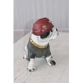 thumbnail image 4 of Nifao French Bulldog with A Pirate Hat Resin Statue – Home Decor Sculpture, 8"L x 5"W x 8"H, 4 of 10