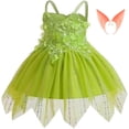 thumbnail image 1 of Disfraz de hada Campanilla ZKR para niña pequeña, Halloween, 1 of 5