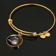 thumbnail image 4 of To Mom I'Ll Always Remember Bracelet Stainless Steel or 18k Gold Circle Bangle, 4 of 7