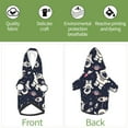 thumbnail image 5 of Goofa Cartoon Spaceship Pattern Small Dog Sweater Hoodies Pet Grey Hooded Soft Fleece Sweatshirts with Pocket Fall Winter Puppy Cat Sweaters Warm Clothes-X-Small, 5 of 8