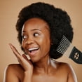 thumbnail image 2 of Peine de metal Unique Bargains Peine de cabello africano Peine afro para mujeres y hombres 6.89"x2.20", 2 of 7