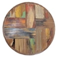 thumbnail image 4 of Greenage Reclaimed Wood End Table, 15.5" x 15.5" x 21" Heigh, Gusset Round, 4 of 12
