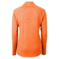 thumbnail image 3 of Women's Cutter & Buck Heather Orange Cincinnati Bengals Adapt Eco Knit Heather Full-Zip Jacket, 3 of 3