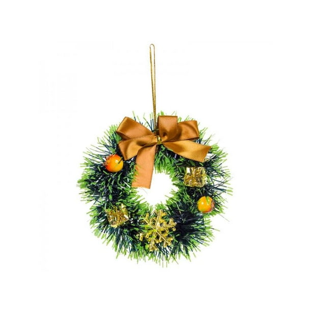 Topumt Christmas Pvc Mini Wreath Xmas Tree Fruit Gift Pendant Decoration Walmart Com Walmart Com