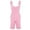 Pink, variant on Buigttklop Shorts for Women Plus Size,Men Casual Solid Breast Pocket Denim Shorts Straight Type Overalls