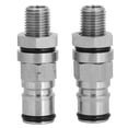 thumbnail image 1 of "Premium 304 Stainless Steel Ball Lock Keg Adapter - Dual Gas/Liquid Valve for Home Brewing (1/4in NPT Thread)"  

(Character count: 118)  

Alternative version:  
"Durable 304 Stainless Steel, 1 of 6