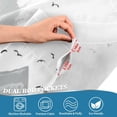 thumbnail image 7 of GZHJMY Mountain Half Window Tier Curtains 24 Inch Blackout Thermal Insulating Kitchen Linen Tier Curtains for Kitchen,Bathroom,Cafe, 7 of 7