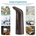 thumbnail image 2 of QualitChoice Soap Dispenser Touchless Refill Soaps Pump Battery Operated Sensor Liquid Dispensers Foam Dispensing Tool Bathroom Washroom Deep Wood Grain, 2 of 5
