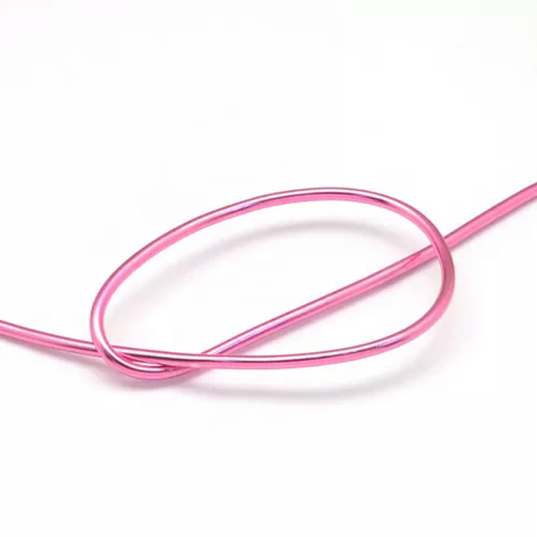U8MO 500g Aluminum Wire Jewelry Beading Craft Wire 12/15/18/20 Gauge 0.8/1/1.5/2mm-Camellia-1.5mm
