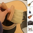 thumbnail image 3 of Instrument Dust Remove Brush, Compact Instrument Dusting Brush Universal Solid Wood and Nylon  for Care for Guitar, 3 of 7