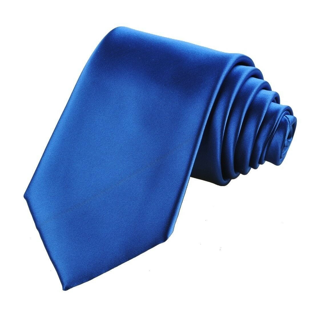 Premium Handmade Satin Plain Solid Formal Mens Classic Clip On Tie Multi Colours 