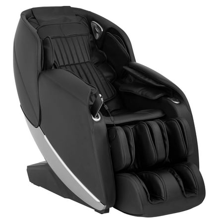 BestMassage Electric Shiatsu Zero Gravity Full Body Massage Chair Recliner with Built-In Heat Airbag Massage System SL-Track Bluetooth Speaker ,Black