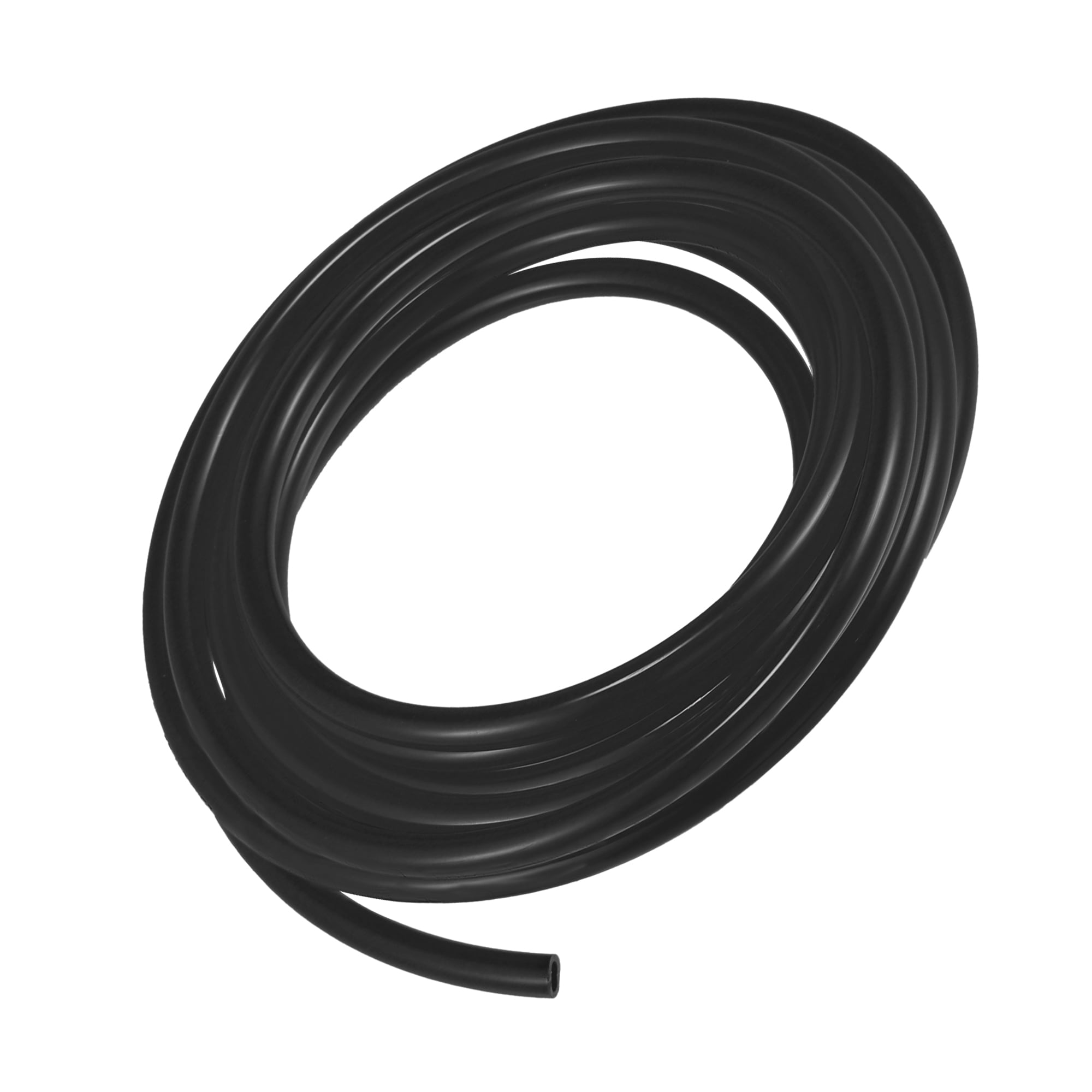 Unique Bargains 1Pc Fuel Vent Line Hose, 0.2"x157" 5mm x 4m Gas Line Petrol Hose Tube Universal for ATV Dirt Bike Go Kart Durable Polyurethane Black