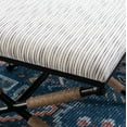 thumbnail image 4 of Linon Brewster Boho Backless Campaign Accent Stool, Black/White, 4 of 10