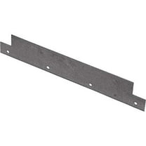 Buyers Products Mudflap,Straight,Mounting Plate MFBH2375F
