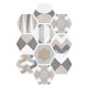 thumbnail image 1 of 10 Uds baldosas hexagonales para suelo pegatinas de pared autoadhesivas impermeables arte Mural calcomanía Tmvgtek Para estrenar, 1 of 9