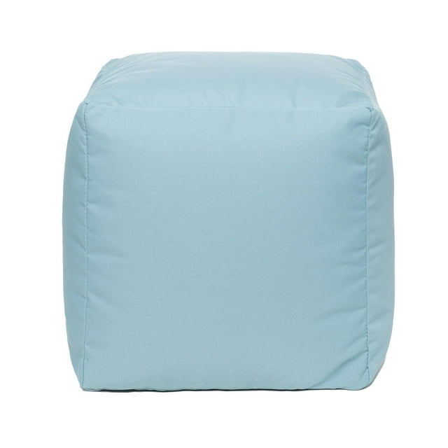 Pouf Gouchee Home Cube Soleil d'extérieur/d'intérieur océanie – Pouf cube imperméable rembourré de billes de polystyrène, siège moderne et léger pour terrasse, patio ou salon