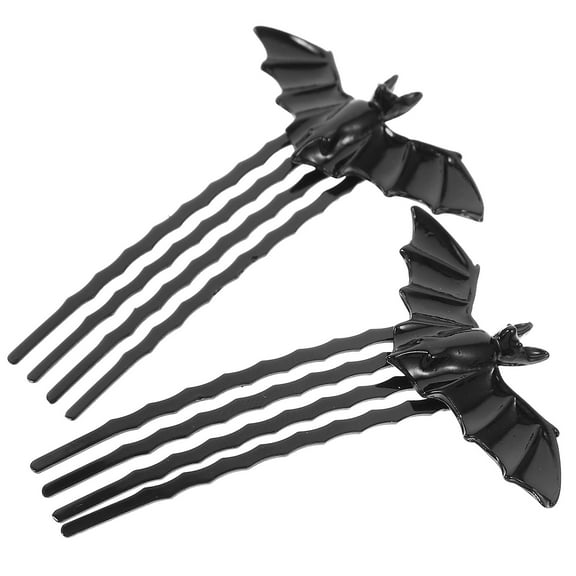 OUNONA 2-Pack Stylish Hair Pins for Women, Elegant Bat Hair Accessories Perfect for Parties and Special Occasions