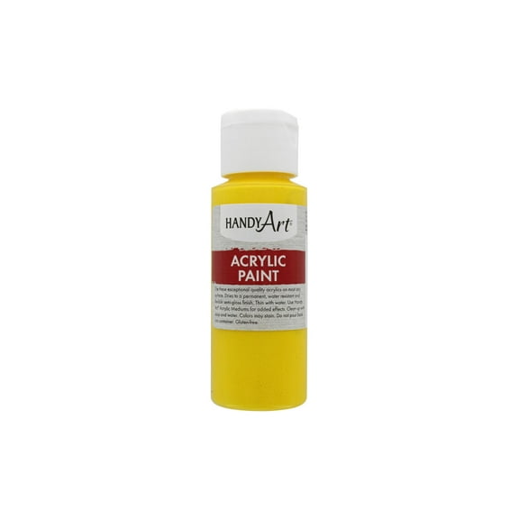 Handy Art Acrylic Paint 2oz Student Primary Yellow