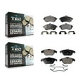 thumbnail image 1 of TEC Front Rear Ceramic Brake Pads Kit for Car Mercedes-Benz C300 C250 C230 KTC-100150, 1 of 10