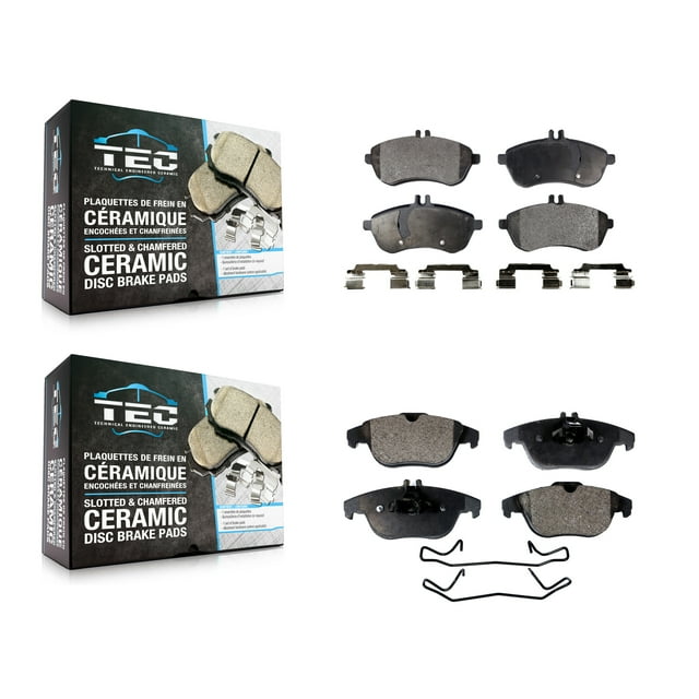 TEC Front Rear Ceramic Brake Pads Kit for Car Mercedes-Benz C300 C250 C230 KTC-100150