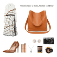 thumbnail image 3 of Bolso Casual Para Mujer 4 Piezas Marron Malubero Malu1863, 3 of 3