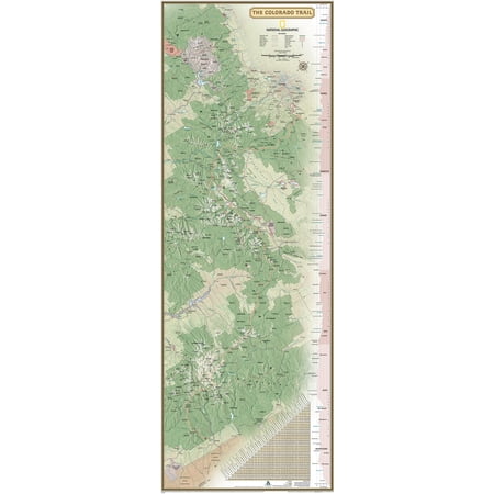 National Geographic Rockies: Maps Colorado Trail – Gift Box Colorado Rockies