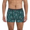 thumbnail image 2 of Bingfone Vintage Floral Men's Underwear - Casual Stretch Boxer Briefs-Large, 2 of 7