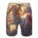 thumbnail image 3 of Balery Rainbow Cloud White Horse Traje de Baño Estilo Hawaiano para Hombre, Shorts de Secado Rápido con Bolsillos-X-Large, 3 of 6