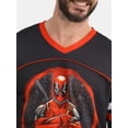 thumbnail image 4 of Deadpool Men's and Big Men's Graphic Soccer Jersey, Sizes XS-3XL, 4 of 5