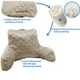 thumbnail image 5 of Home Soft Things DO-IT-YOURSELF Velvet Quilted Bedrest Pillow - Amphora-4 - 20" x 18" x 17", 5 of 8