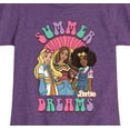 thumbnail image 3 of Barbie - Summer Dreams - Girls Fitted Short Sleeve Graphic T-Shirt, 3 of 5