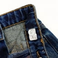 thumbnail image 6 of KIDSCOOL SPACE Little Girls Slim Jeans, 12M-14T Wide Size Range Wide-leg Palazzo Denim Pants,Deep Blue,5-6 Years, 6 of 6