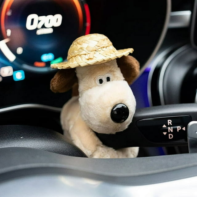 OUSITAID Car Decoration Dog Premium Cute Car Plush Doll Decorations For Wiper Shift Hand