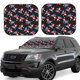 thumbnail image 1 of Balery Surfing Santa Parasol para parabrisas de coche de 2 piezas | Parasol plegable para parabrisas delantero de coche para la mayoría de sedanes-Small, 1 of 6