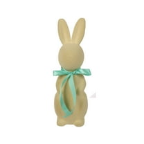 2026 New Easter Bunny Plush Toys, Easter Stuffed Animals Toys Bunny Decor Soft Pillow Toys, Easter Flocking Ornaments Plush Bunny Spring, Gifts for Bunny Easter Holiday Birthday (13", Light Blue)