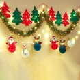 thumbnail image 2 of Leodye 1PCS Christmas Flag Decorations Glowing Ribbon Decorations Christmas Tree Ornaments and Decorative Decorations-78.7in, 2 of 6