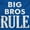 Royal, variant on Big Brothers Rule Oldest Bro Funny Youth T Shirt Tee Boys Infant Toddler Brisco Brands 12M