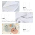 thumbnail image 2 of Yayeee Kitchen Hanging Hand Towels Set of 2 with Loop Bathroom Absorbent Tie Towel, Halloween Cute Pumpkins, 2 of 7