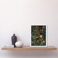 thumbnail image 2 of Parrots on Exotic Blooming Trees Modern Folk Art Artwork Framed Wall Art Print A4, 2 of 4