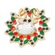 thumbnail image 2 of Fiudx Liquidación navideña Pegatinas para refrigerador con decoración navideña, pegatinas para refrigerador con decoración de escenas navideñas, pegatinas magnéticas de aleación para las fiestas navi, 2 of 6